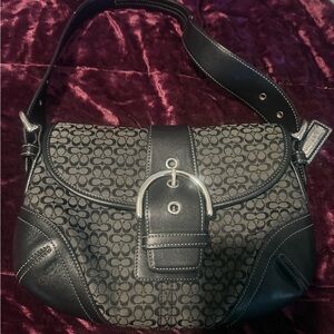 Vintage Coach SoHo Women's Black Shoulder Bag